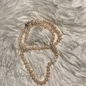 REAL pearl necklace and pearl starfish earrings!